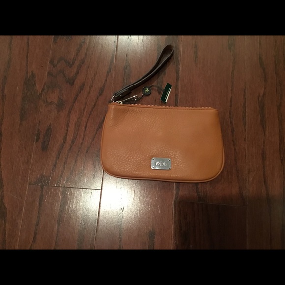 Ralph Lauren Handbags - Ralph Lauren light brown wristlet  NWT
